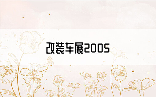 改装车展2005